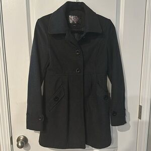 Krush Pea Coat Jacket, Size S